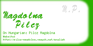 magdolna pilcz business card